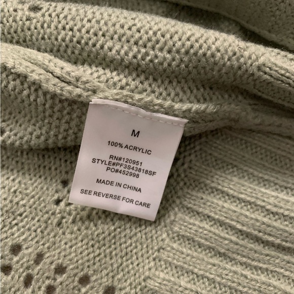 Pinque Open Front Cardigan Knit Sweater Women Medium New Without Tags - Picture 8 of 8